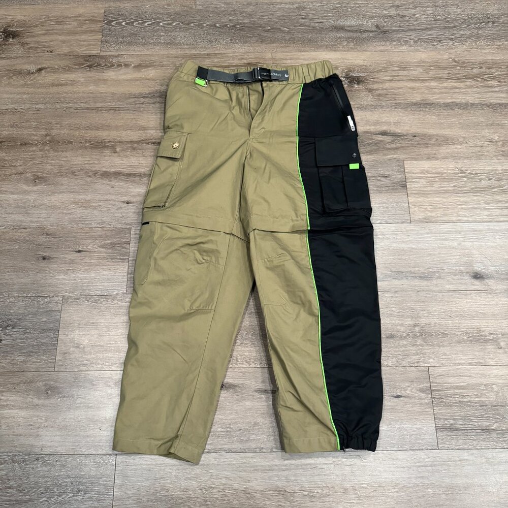 Nike Pro x Feng Chen Wang Cargo Pants in Khaki/Black. size M - Picture 5 of 14